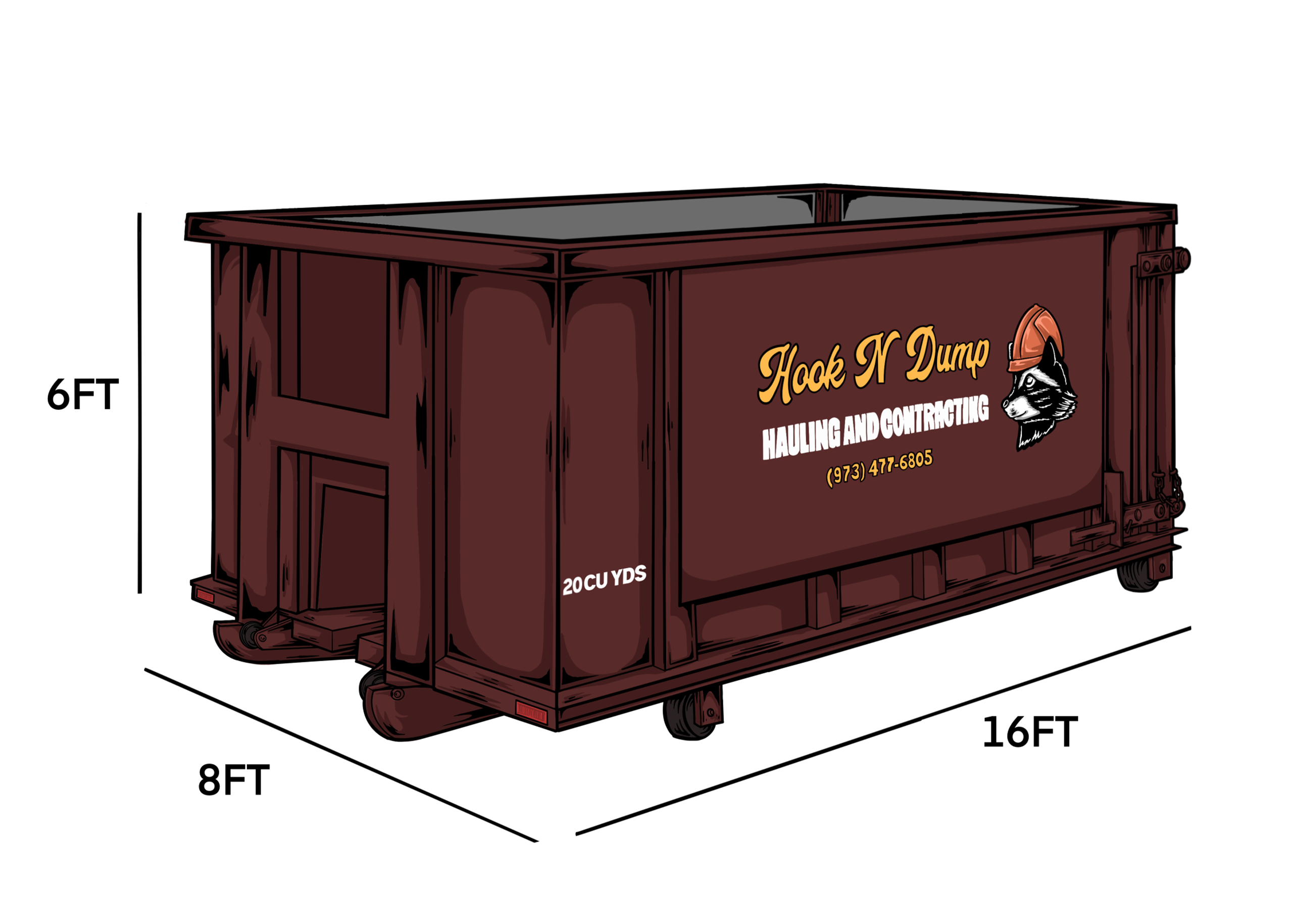 20 Cubic Yards Dumpster